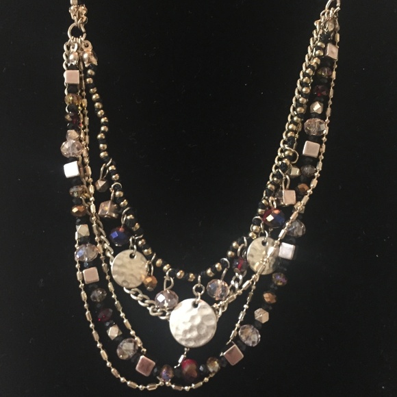 LOFT Jewelry - LOFT BY ANN TAYLOR DOUBLE STRAND BEADED NECKLACE